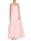 Staud Women's Whitley Cotton-blend Organza Gown In Cherry Blossom