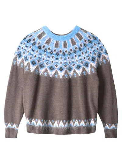 Staud Women's Zane Fair Isle-style Wool-blend Sweater