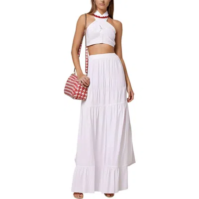 Staud Womens Halter Twist Cropped