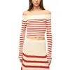 Staud Float Off The Shoulder Top In Multi