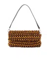 Staud Womens Multi Wood Beads Timmy Beaded Shoulder Bag In Multi