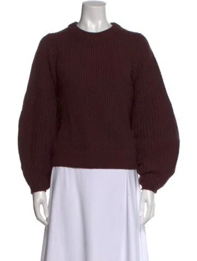Pre-owned Staud Wool Crew Neck Sweater In Multi