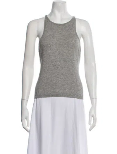 Pre-owned Staud Wool Crew Neck Top In Grey