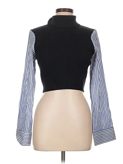 Pre-owned Staud Wool Pullover Sweater In Black