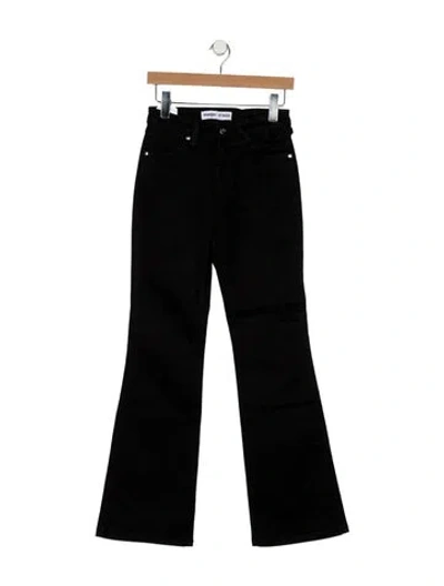 Pre-owned Staud Mid-rise Wide Leg Jeans W/ Tags In Black