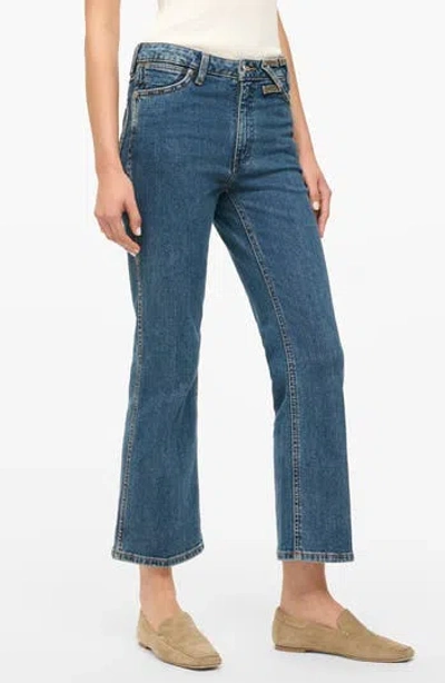 STAUD STAUD + WRANGLER THE CROPPED BOOTCUT JEANS