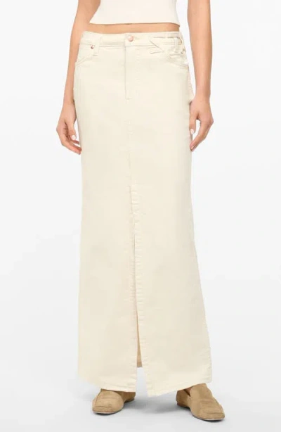 Staud X Wrangler The Maxi Skirt In White