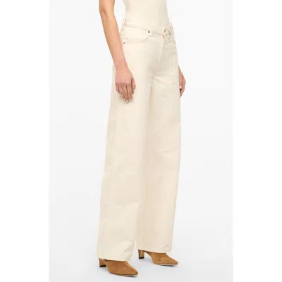 Staud + Wrangler The Loose Fit Jeans In Cream