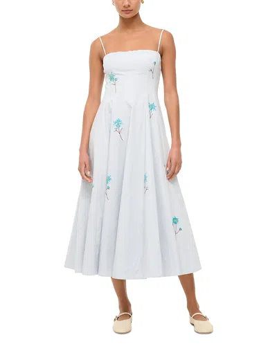 Staud Wylie Dandelion Sky Poplin Dress