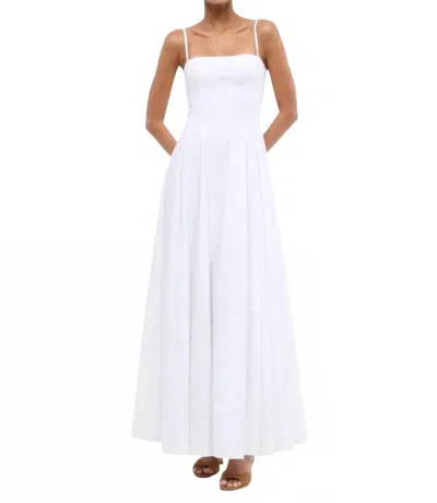 Staud Wylie Dress In White