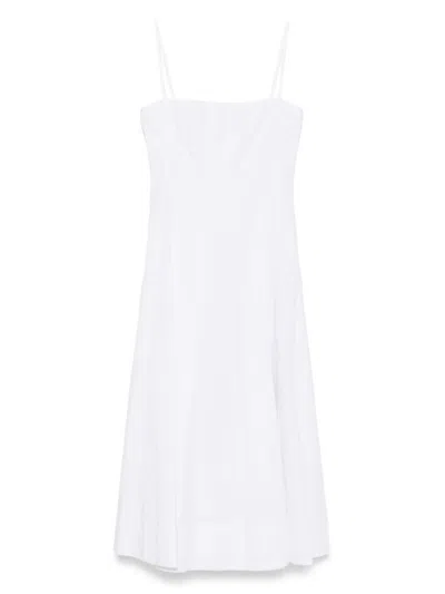 Staud Wylie Midi Dress In White