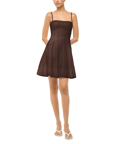 Staud Wylie Mini Dress - Exclusive In Earth