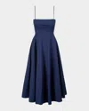 Staud Wylie Paneled Midi Dress