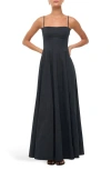 Staud Wylie Maxi Dress In Black