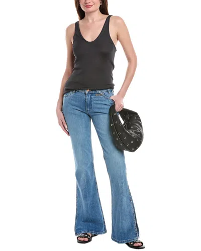 Staud X Wrangler The Bikini Mid Blue Jean
