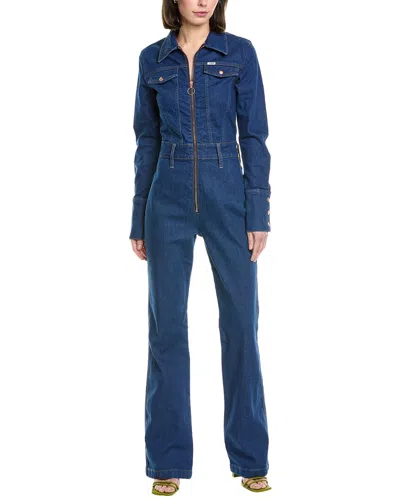 Staud X Wrangler The Body Jumpsuit In Blue
