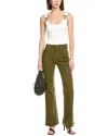 Staud X Wrangler The Must Sergeant Green Flare Jean
