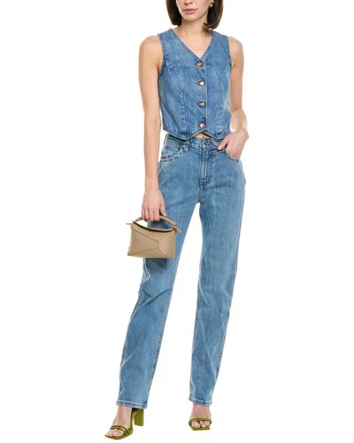 Staud X Wrangler Vest In Blue