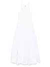 Staud Yamila Maxi Dress In White