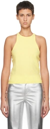 Staud Yellow Ayana Tank Top In Lmdp Lemon Drop
