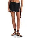 Staud Zandra Cover-up Skirt In Black