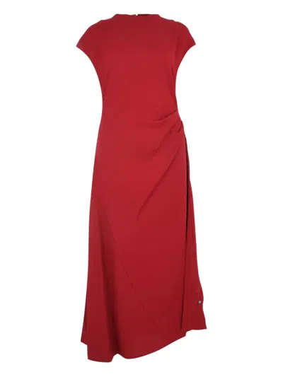 STAUD ZAYA DRAPED MAXI DRESS