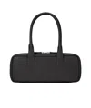 Staud Zippered Shoulder Bag In Black