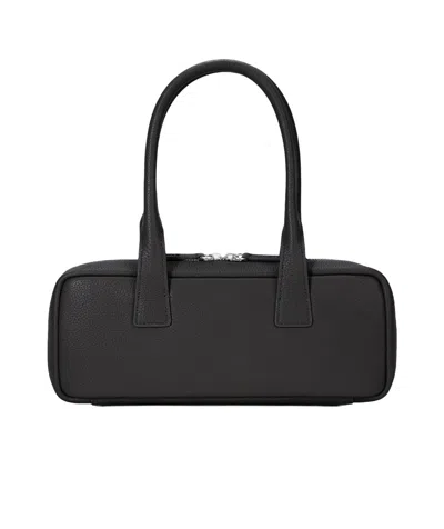 Staud Zippered Shoulder Bag In Black