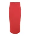 Staud Smith Skirt In Red
