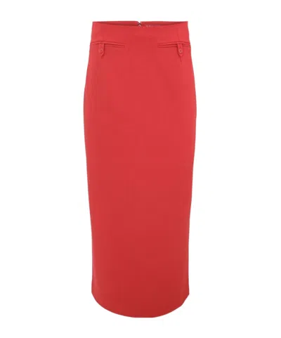 STAUD ZIPPERED SKIRT