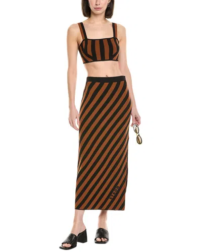 Staud Zola Top In Brown