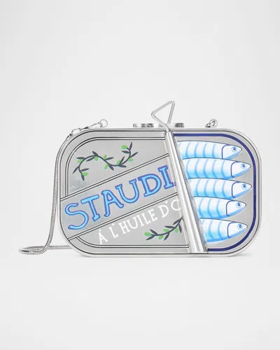 Staud Ines Tin Clutch Bag