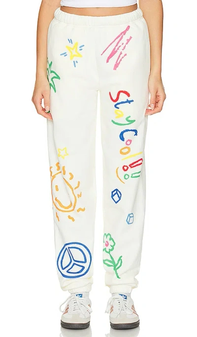 Stay Cool Elementary Sweatpant In Cream