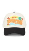 Stay Cool Island Trucker Cap In Black