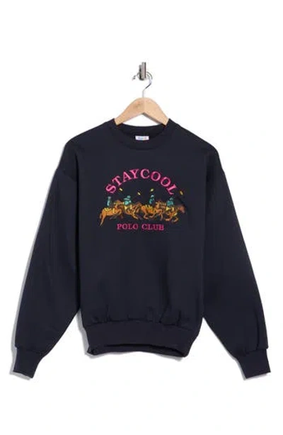 Staycool Club Sweatshirt In Blue