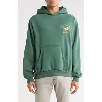 Staycool Racing Hoodie In Green