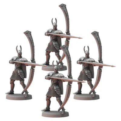 Steamforged Games Ds Mini Silver Knight Greatbowmen Miniature