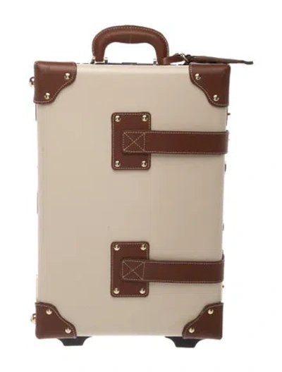 Pre-owned Steamline Luggage Leather Suitcase In Brown