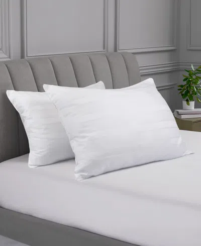 Stearns & Foster 500-thread Count Cotton Dobby Pillow, Standard/queen In White