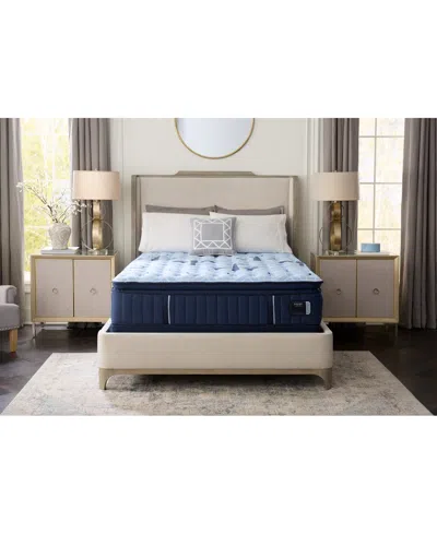 Stearns & Foster Estate 15" Soft Euro Pillowtop Innerspring Luxury Mattress Set- Queen In Transparent