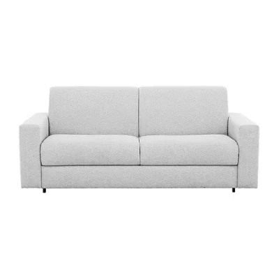Stearns & Foster Giotto 78" Full Sleeper Sofa With Memory Foam Mattress In Silver