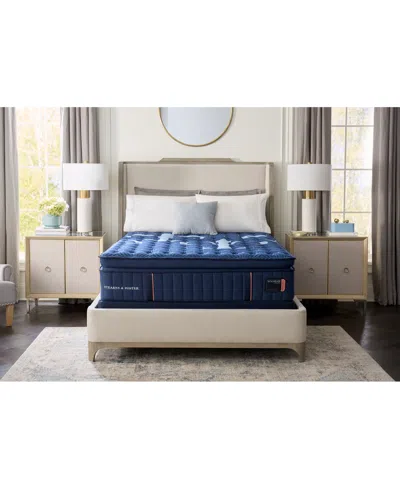 Stearns & Foster Lux Estate 16" Firm Euro Pillowtop Innerspring Luxury Mattress- Queen In Transparent
