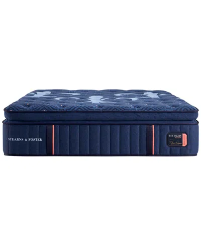 Stearns & Foster Lux Estate 16" Medium Euro Pillowtop Mattress Set In Transparent