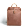 Steel Horse Leather Leather Backpack In Brown