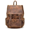 Steel Horse Leather The Hagen Backpack | Vintage Leather Backpack In Brown