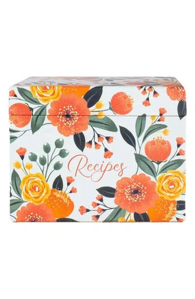 Steel Mill & Co Recipe Box In Orange