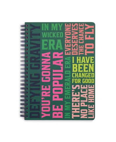 Steel Mill & Co Wicked Mini Notebook, Wicked Word Cloud In No Color