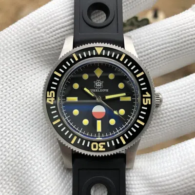 Pre-owned Steeldive Luxury Mens Sport Watches 30atm Waterproof Men Dive Automatic Watch