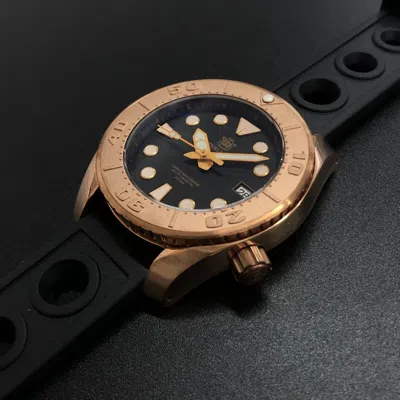 Pre-owned Steeldive Men Dive Watch,mens Automatic Watches Bronze 200m Waterproof Luminous