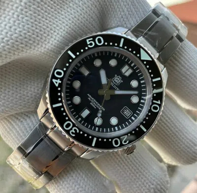 Pre-owned Steeldive Mens Automatic Watches 20atm Waterproof Dive Watch Men Luminous Tuna